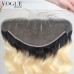 13x6 Body Wave 1B 613 Dark Root Lace Frontal,8A Top Quality With Baby Hair(It need to do customer order and takes about 2 months)